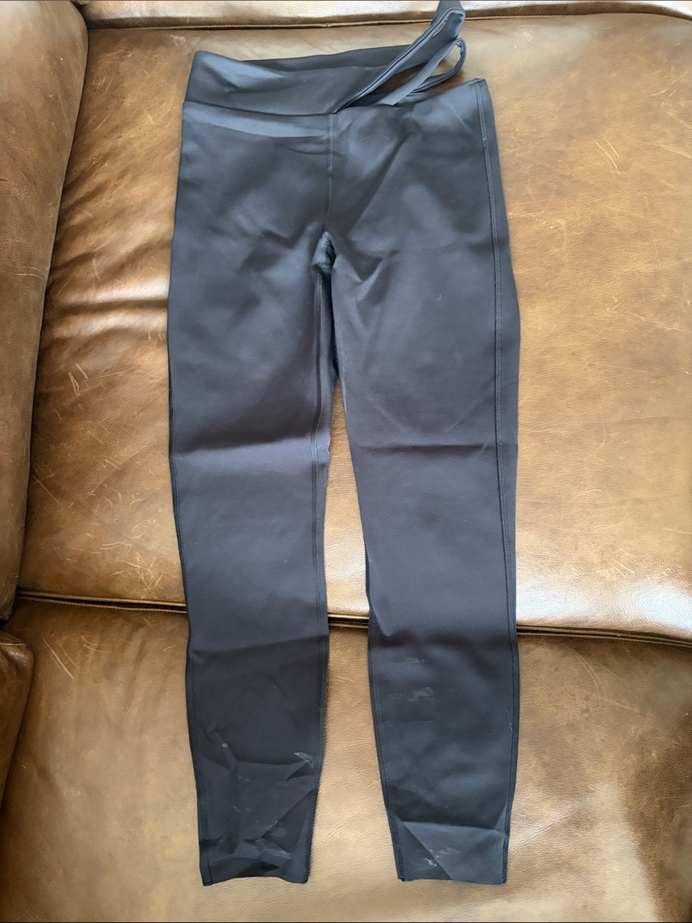Lululemon Slit Waist Black Leggings - Picture 3 of 4